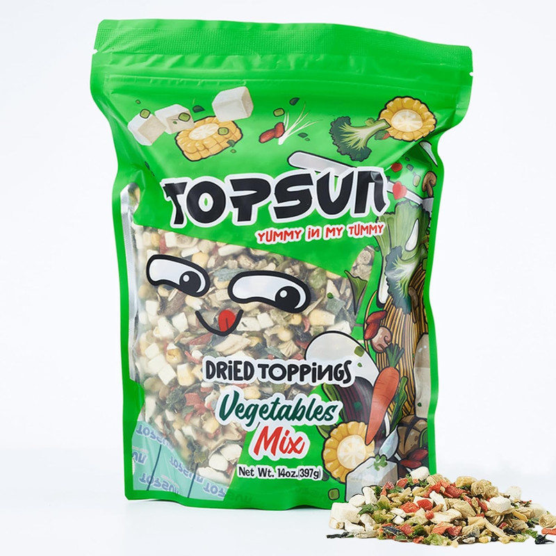 Dried Vegetable Mix for Ramen, 14Oz, 12 Veggie Blend, Dehydrated Flakes gallery