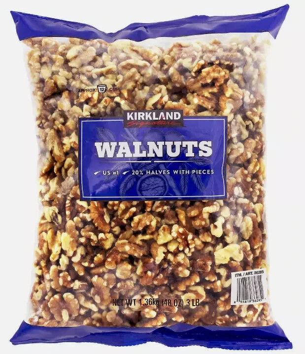 Kirkland Signature Walnut Halves, 3 Pounds