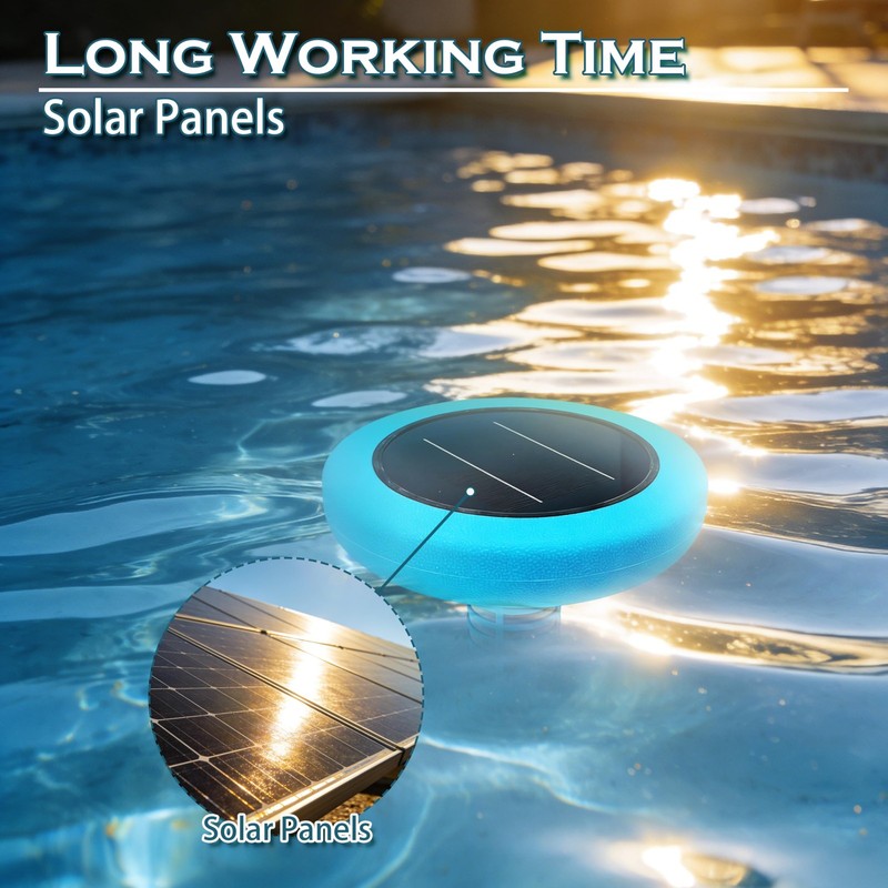 Solar Pool Ionizer - Floating Ionizer Cleaner Up to 40,000 Gallons, Large Sol... gallery