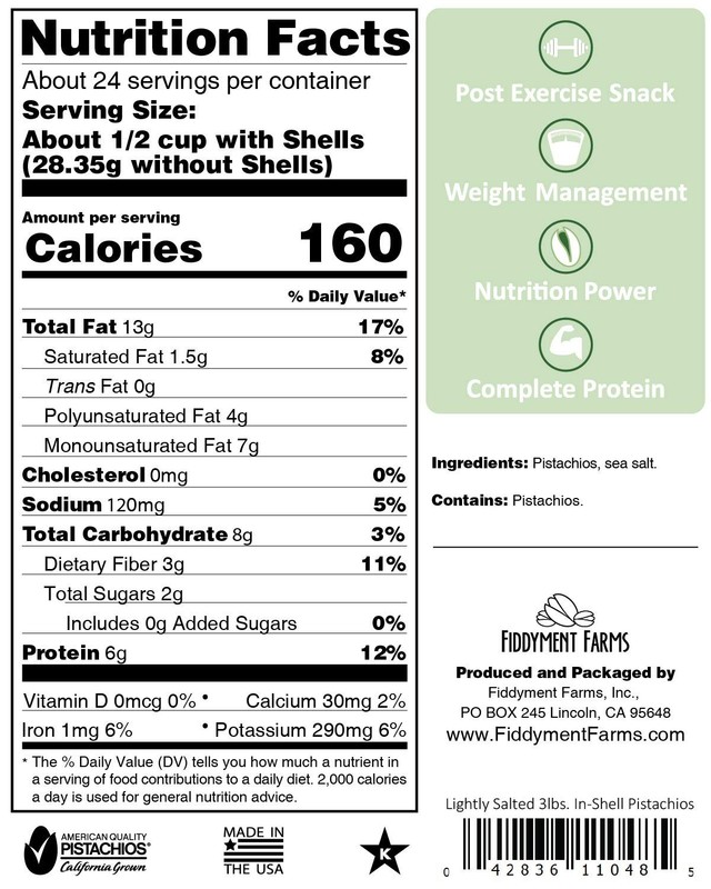 Fresh Resealable In-shell Pistachios, 3 lb gallery