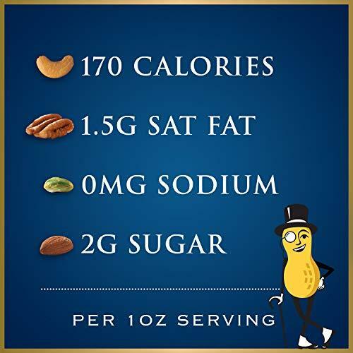PLANTERS Unsalted Premium Nuts, 34.5 oz. Resealable Container - Contains Roasted gallery