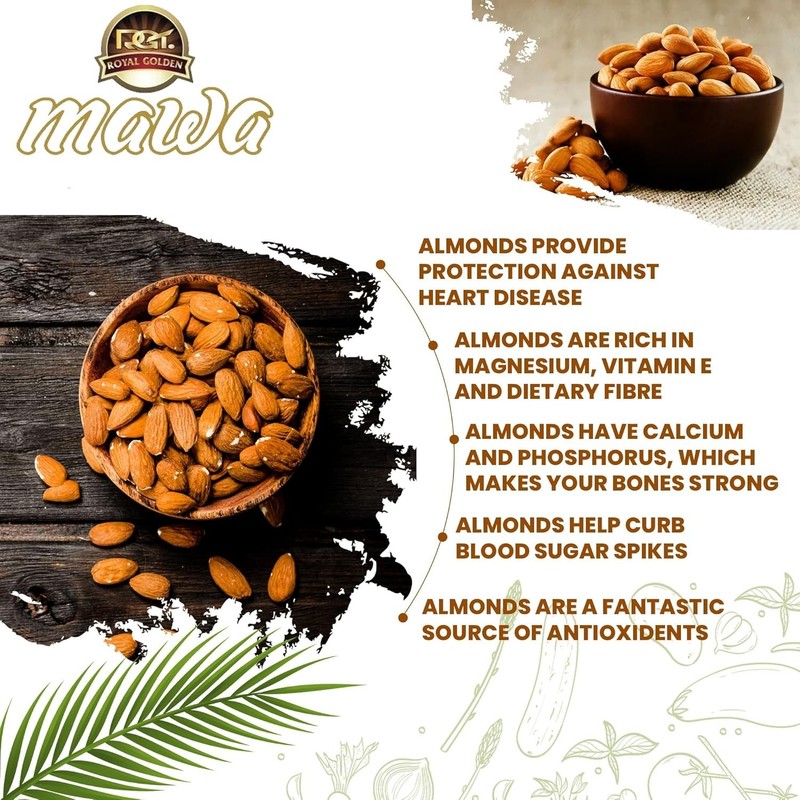 Mawa Dried Nuts 500g Premium Whole | All Natural gallery