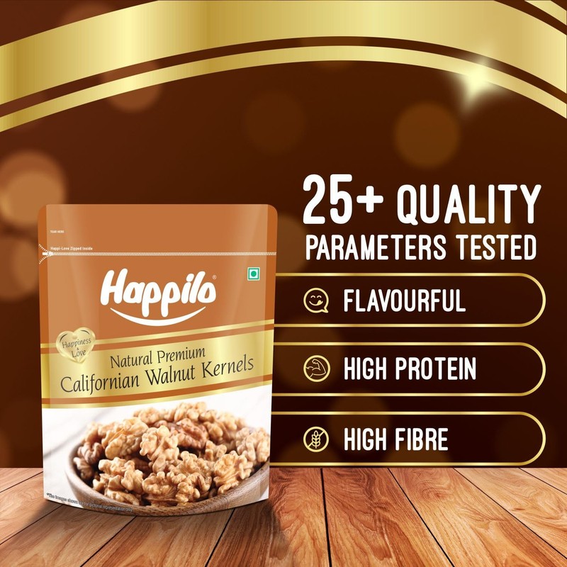 Happilo Raw Californian Walnuts 200g | Healthy Snack Akhrot Kernels gallery