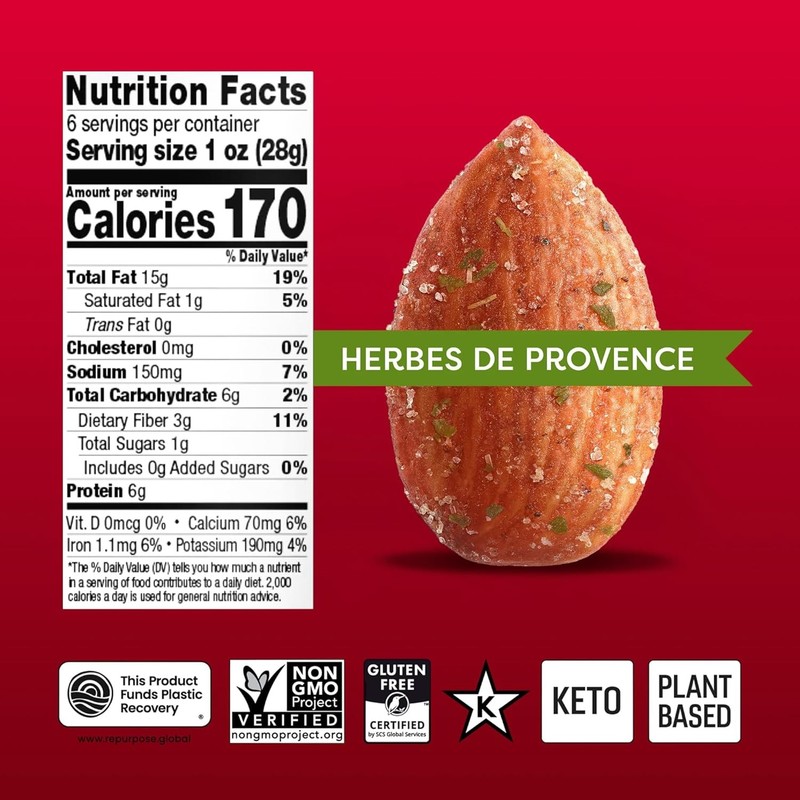Octonuts Herbes de Provence Roasted Almonds (6oz) gallery