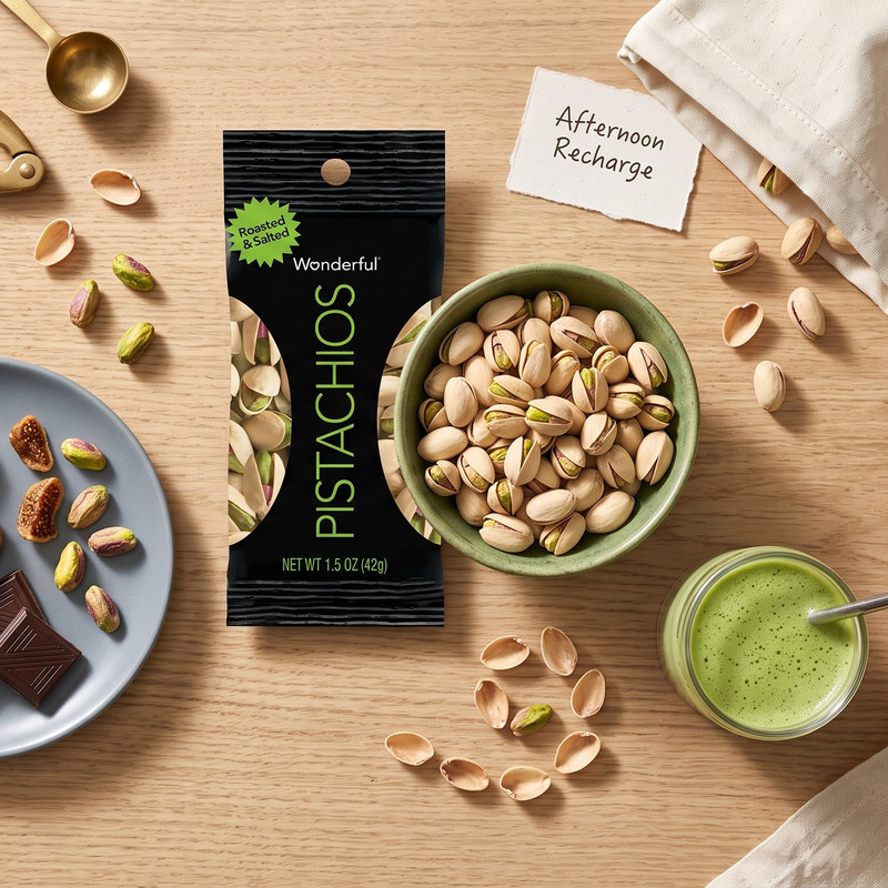 2 Pack Wonderful In-Shell Pistachio Nuts, 1.5 oz, 24-count gallery
