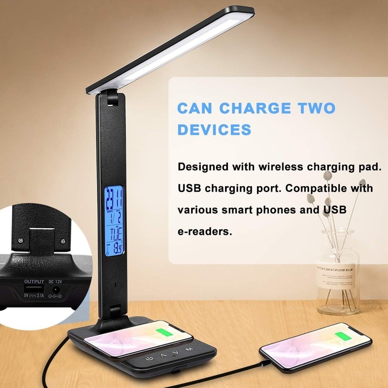 LED Desk Lamp with Wireless Charger gallery