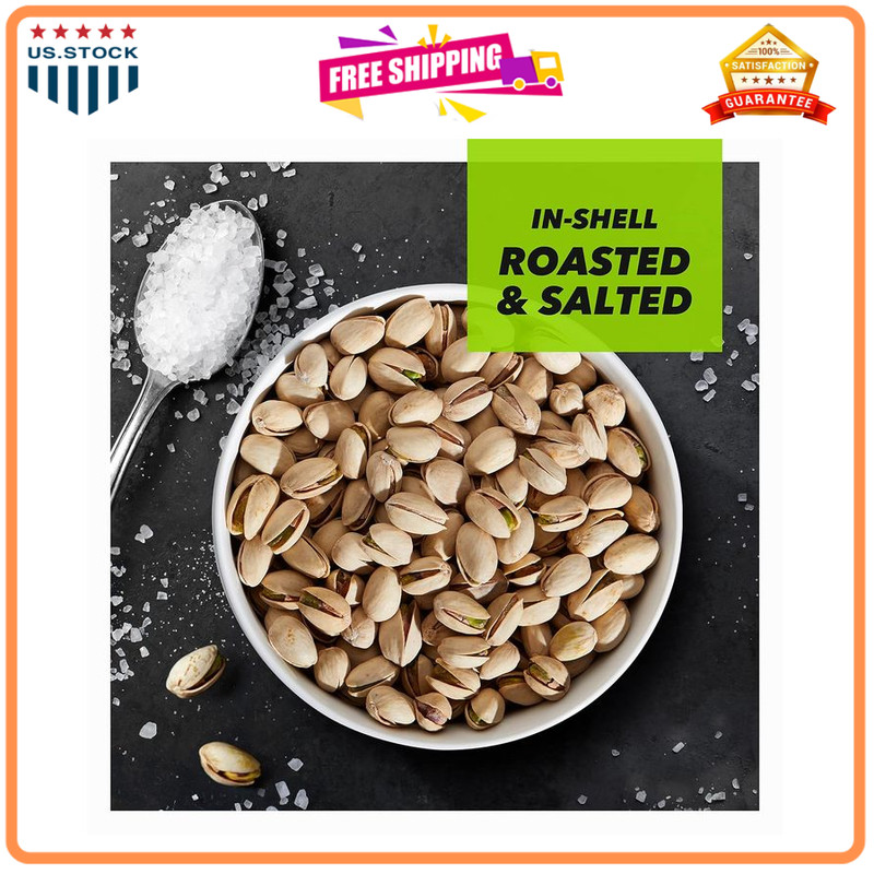 Wonderful Pistachios In Shell, Roasted & Salted, 48oz Resealable Bag gallery