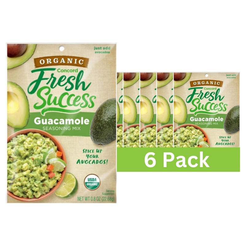 Concord Foods Organic Guacamole Mix, Just Add Avocados for Perfect Homemade Dip,