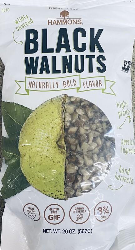 5x Hammons Black Walnuts Wildly Sourced 20 oz Bag - FREE SHIP - 5 PACK gallery