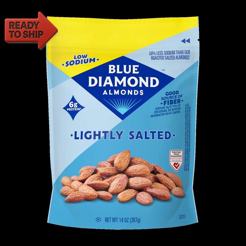 , Lightly Salted Low Sodium Snack Nuts for Gluten Free Snacking, 14 Oz. gallery