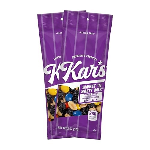 Kar S Nuts Sweet Salty Trail Mix 2 oz Pouch Gluten-free Snack Treat Sweets Party