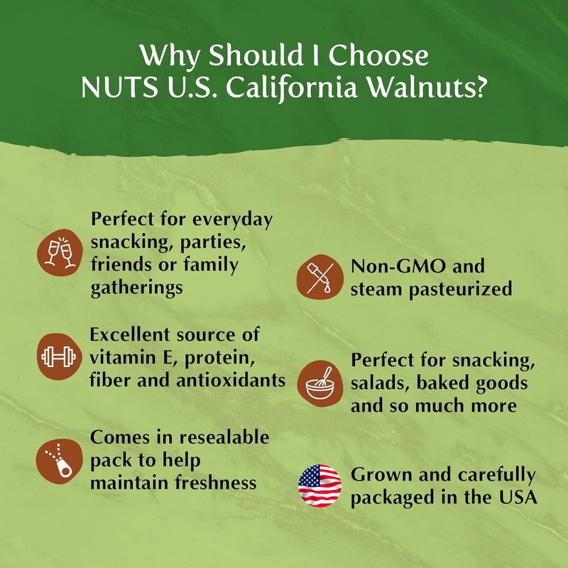 NUTS U.S. – Walnuts – Fresh Chandler Variety with a Mild, gallery
