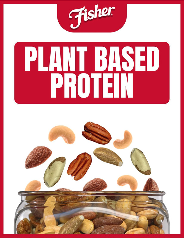 Deluxe Mixed Nuts, 24 Oz - Cashews, Almonds, Pecans & Brazil Nuts, 100% Recyclab gallery