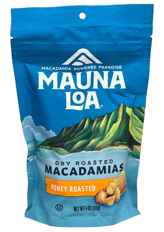 Mauna Loa Dry Roasted Honey Roasted Macadamia Nuts 4 oz