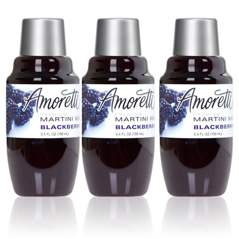 Premium Martini Cocktail Mix Minis, Blackberry, 3.4 Fluid Ounce