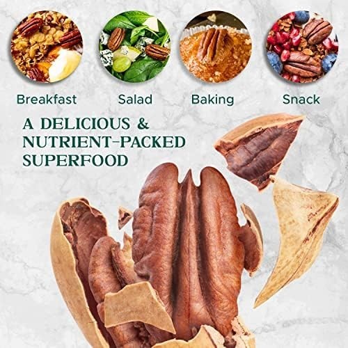 Freshly Packed Raw Pecan Halves (32oz) - Rich Flavor, Non-GMO, Tested Safe gallery