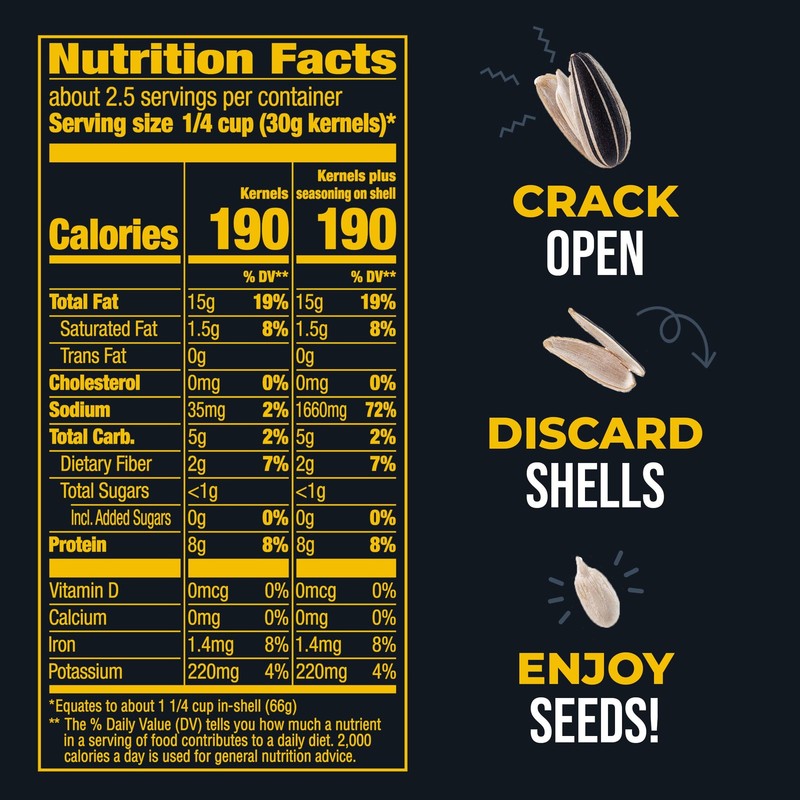 BIGS Sunflower Seeds, Cracked Pepper Flavor, 5.35 oz. gallery