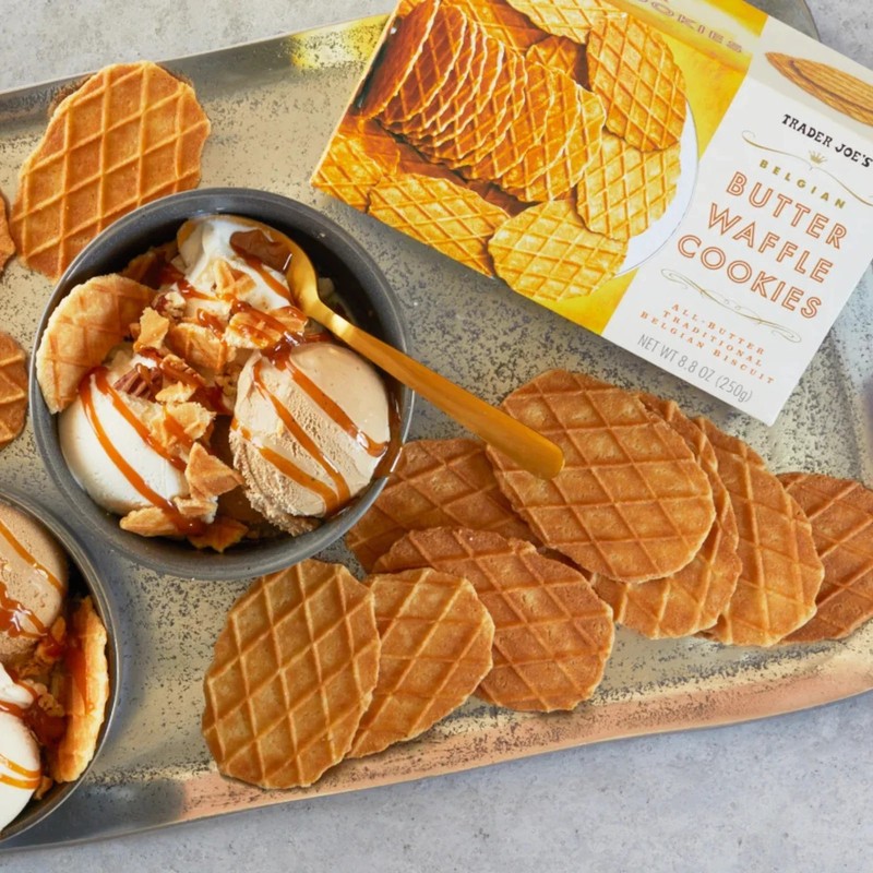 2X Packs Trader Joe's Belgian Butter Waffle Cookies 8.8 oz Each Pack gallery