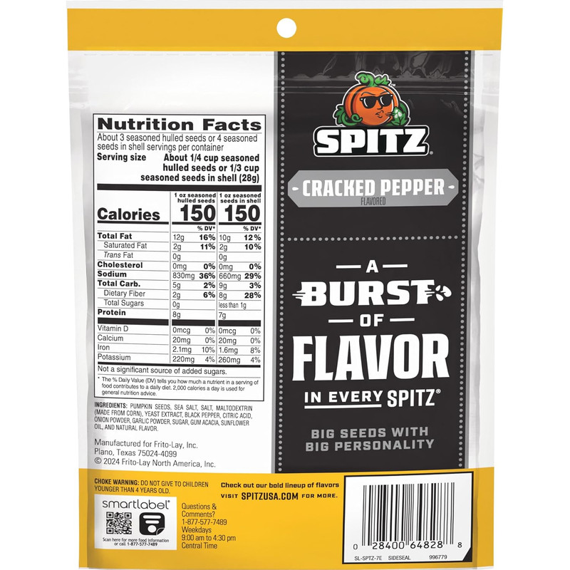 Pumpkin Seeds, Cracked Pepper, 4 Oz Snack Bag gallery