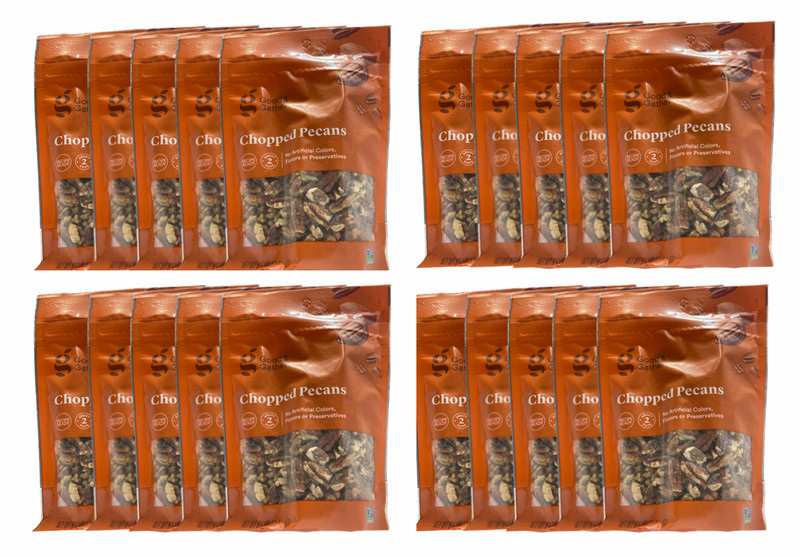20 Bags – Chopped Pecans – 8oz – Good & Gather
