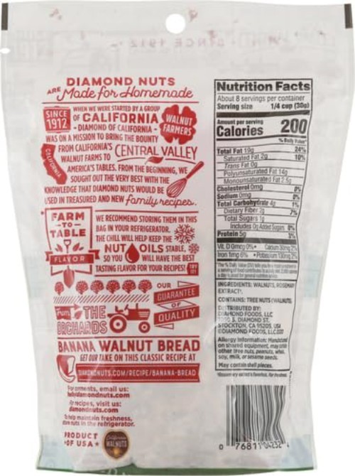 Chopped Walnuts 8 oz Pack of 2 gallery