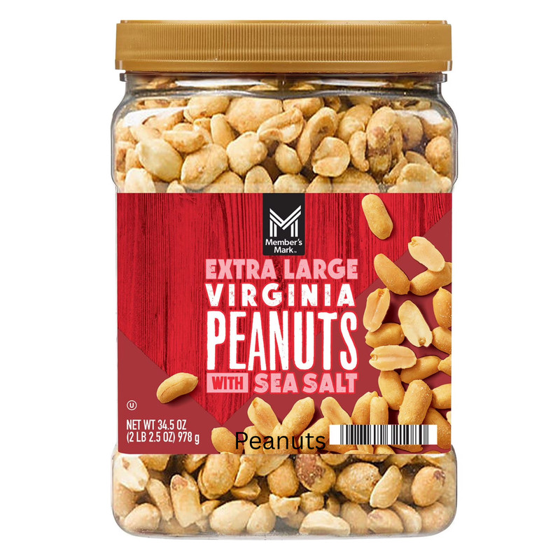 Member’s Mark Extra Large Virginia Peanuts, 34.5 oz _ Great Price