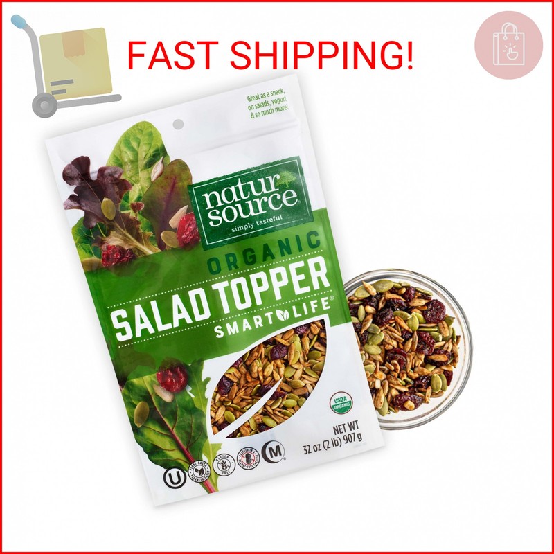 naturSource Salad Topper Smart Life Vegan No Artificial Ingredients 2 lb