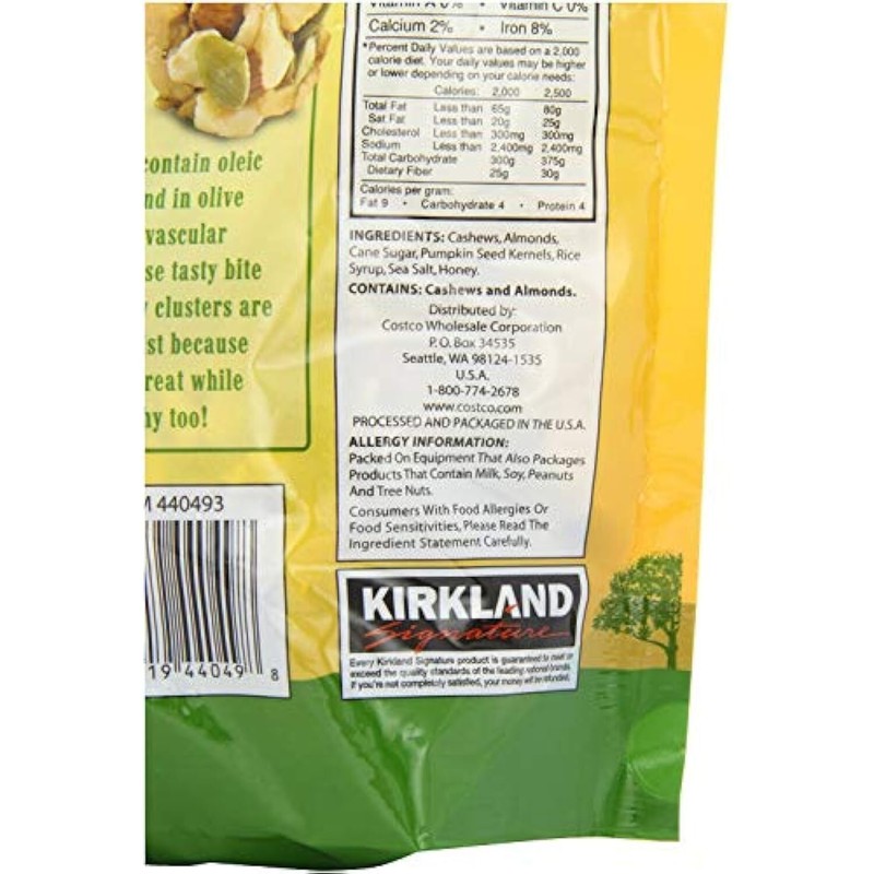 Kirkland Signature Cashew Clusters - 907g gallery