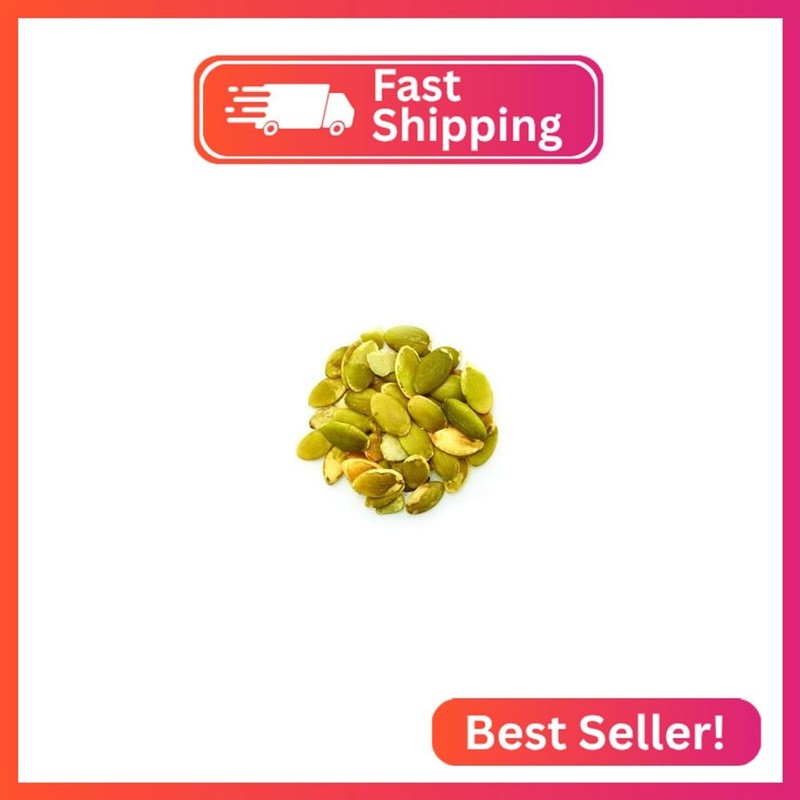 Yupik Dry Roasted Pumpkin Seeds, No Shell, 2.2 lb (35.3 oz), Gluten-Free, GMO-Fr gallery