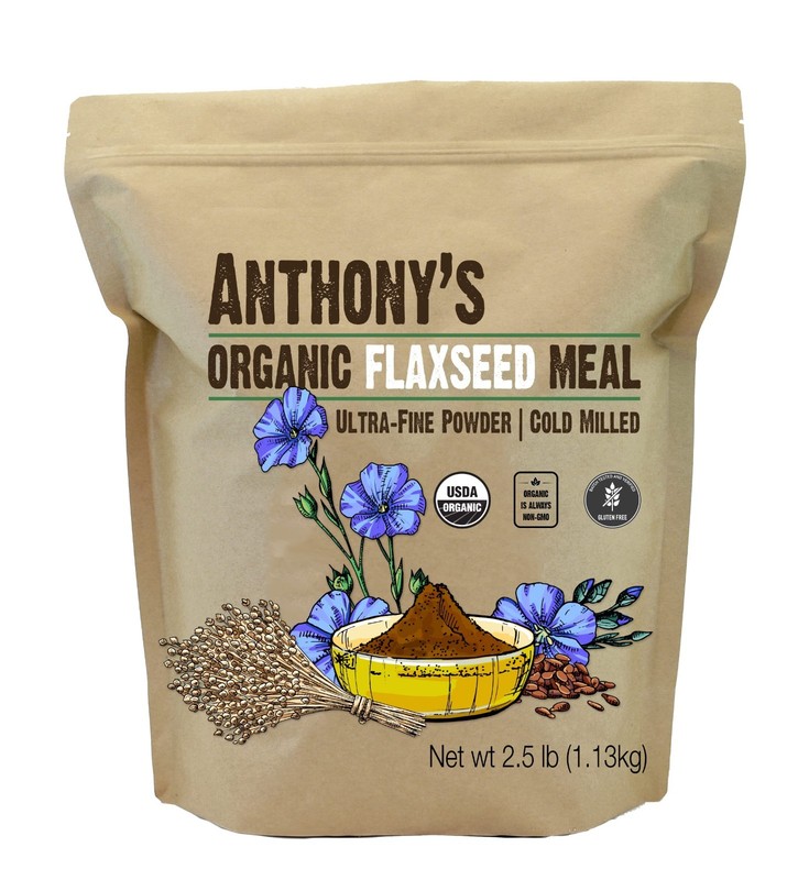 Organic Flaxseed Meal 2.5 lb - Gluten Free, Ultra Fine Ground Powder, Keto Frien gallery
