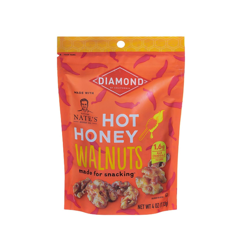 Hot Honey Walnut Snack Nuts, 4 Oz. (4 Pack)