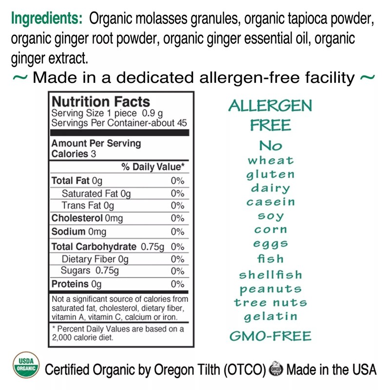 New Organic Ginger Pastilles 1.5 oz 3-Pack Vegan Hard Candy Sweets Gluten Free gallery