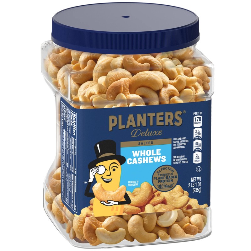 Salted Whole Cashews Plant Based Protein gallery
