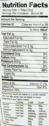 Nutiva Organic Premium Ground Chia Seeds Protein Antioxidants Gluten Free 12oz gallery