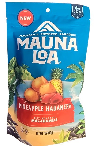 Mauna Loa Macadamia Nuts Pineapple Habanero Dry Roasted (7oz.)