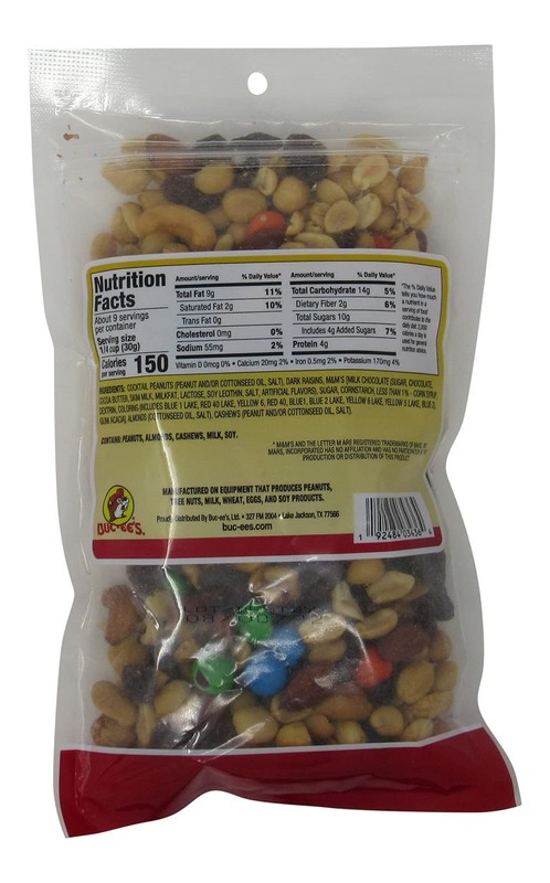 Buc Ee S Classic Trail Mix 10 Ounce Resealable Bag Nuts Protein Sweetness gallery