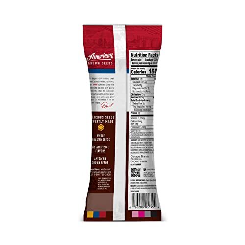 DAVID Roasted and Salted Bar-B-Q Sunflower Seeds 1.625 oz 12 Pack gallery