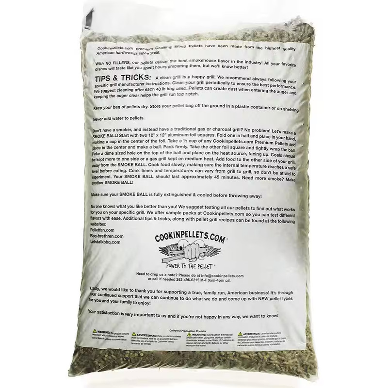 40 Lbs. Bags Perfect Mix Wood Pellets and Premium Hickory Pellets, (Pack-2) gallery