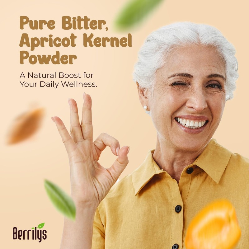 Organic Bitter Apricot Kernel Powder Extract, Raw, NonGMO and Vegan, 16 oz ... gallery