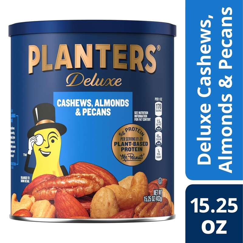 Select Cashews, Almonds & Pecans, 15.25 oz Resealable Container - Salted Nuts... gallery