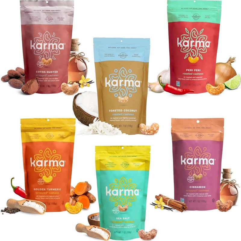 Nuts Variety Pack Cashews, Roasted, , Gluten-Free gallery