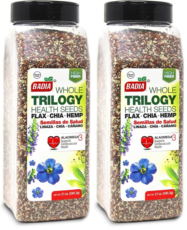 Trilogy Health Seed, Flax, Chia, Hemp Seeds Blend, High Fiber Superfood Mix, Ome gallery