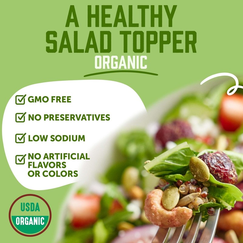 Organic Salad Topper 24oz Super Seed Blend with Strawberry Glazed Cashews gallery