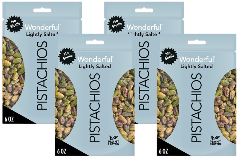 No Shells Roasted & Salted Nuts 12 Ounce Resealable Bag Protein Snacks Gluten gallery