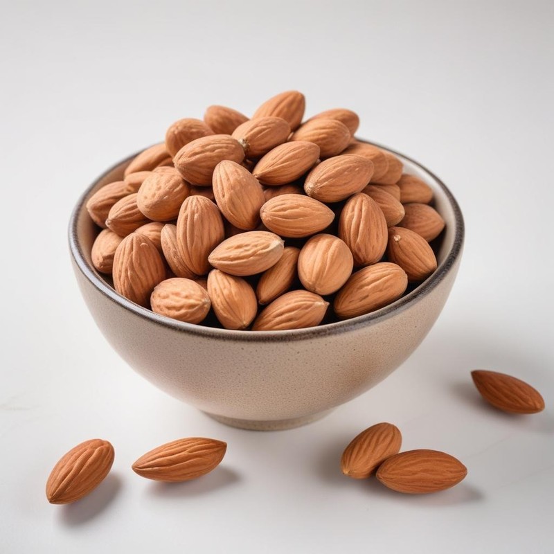 Bharat Masala Present Natural Organic Raw Whole Almonds Unsalt Almonds / Badam