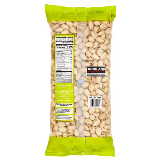 New Kirkland In-Shell Pistachios - Roasted & Salted, 3 Lb Bag, Kosher Snack gallery