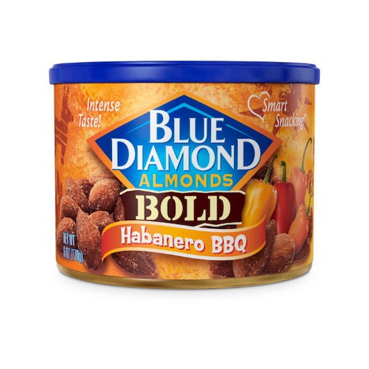 Blue Diamond Almonds Habanero Barbecue Bold, 6 Ounces, 12 Per Case