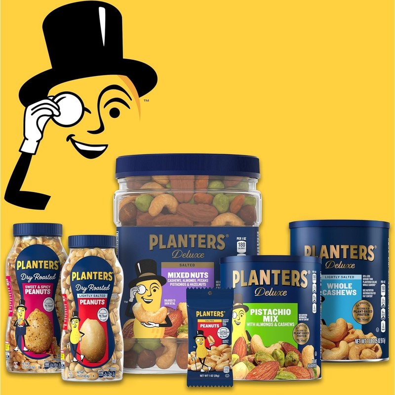 Salted Peanuts Snack Pack - 144 Single Serve 1 Oz Bags for On-The-Go gallery