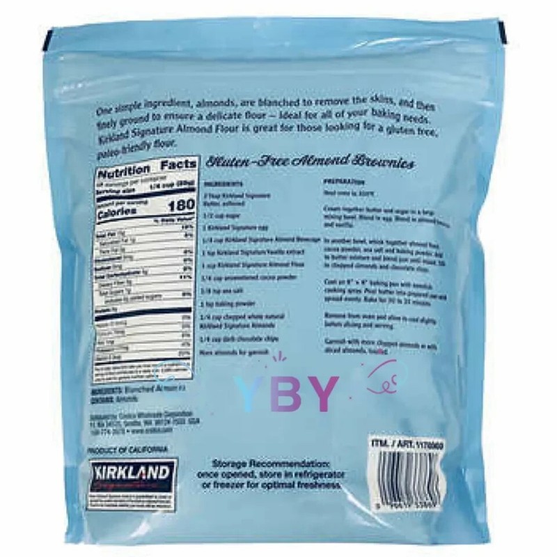 2 Packs Kirkland Signature Almond Flour 3 LB Each Pack gallery
