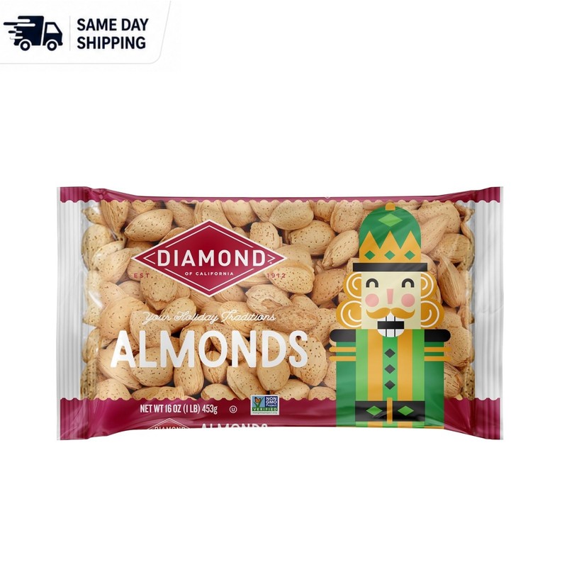 Nutritious In-Shell Peerless Almonds 16oz – Ideal for Cooking & Snacking